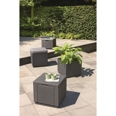 Keter Box Ice Cube Grafit, 42x42x41